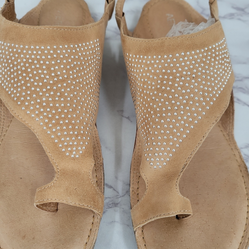 Aerosoles Women's Handbook Sandal Studded Leather - Picture 2 of 12